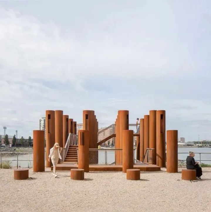 鹿特丹“水上森林”观景点 / NEXT architects | H+N+S