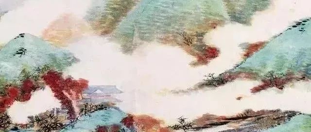海派大师程十发的山水画