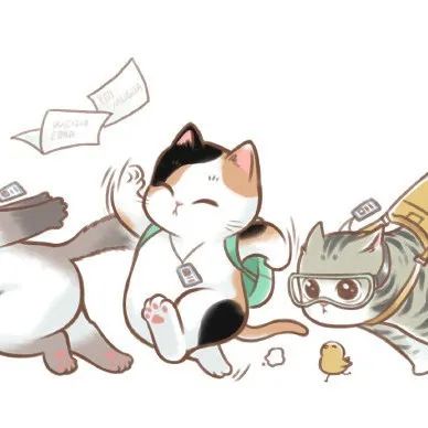 下课啦~ 魏大葱有木瓜绘画作品欣赏
