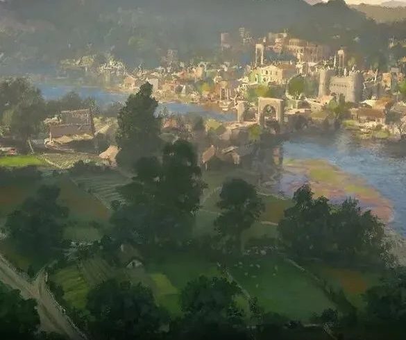 磅礴大场景！果然是《刺客信条》御用画师，Gilles Beloeil作品分享-7.GAME