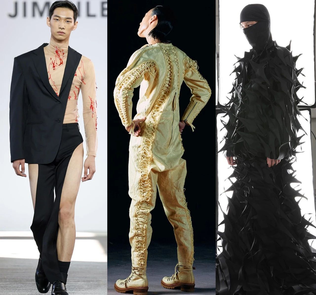 珠宝线条手绘、安全气囊时尚、技术运动未来着装，三个韩国先锋品牌，游走在时尚界边缘的“反时尚”解构激进之美。