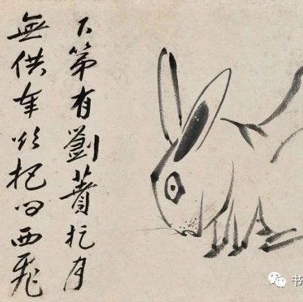八大山人唯一的一幅兔子，暗藏玄机！