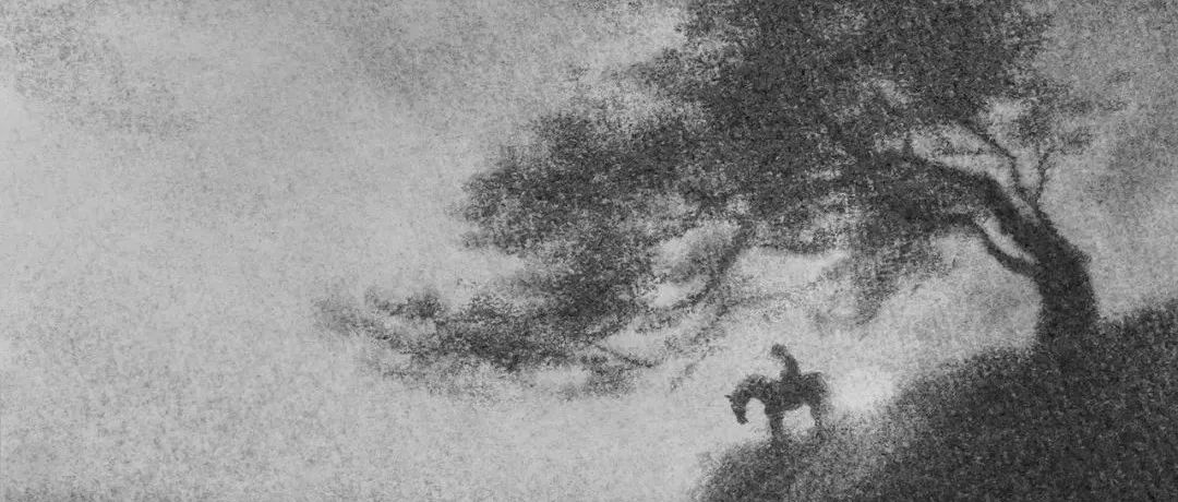西式的水墨画有多美？看他的作品你就知道了，这意境绝了