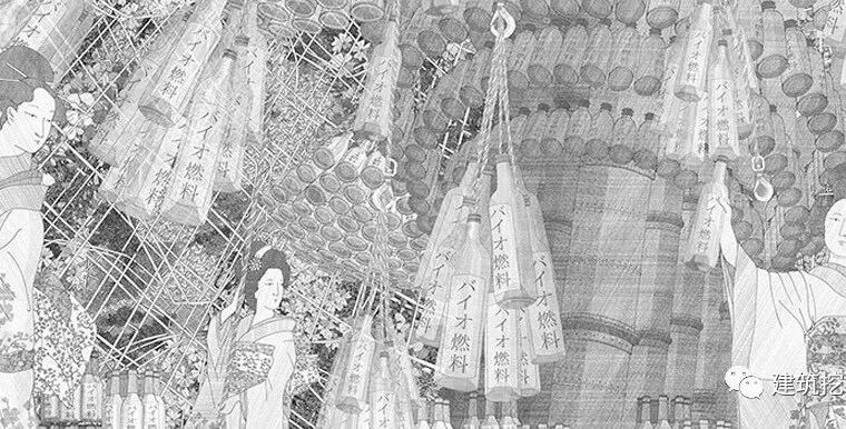 UCL优秀建筑作品集｜怀念春天-重建被气候变化侵蚀的日本传统