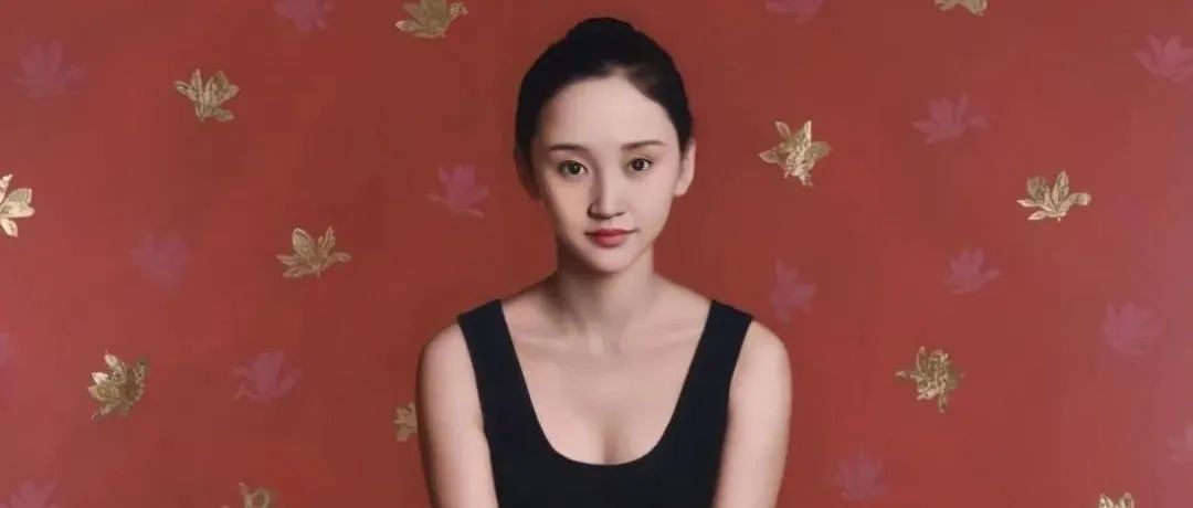 青年画家岳小清超写实人体油画中的美丽新娘