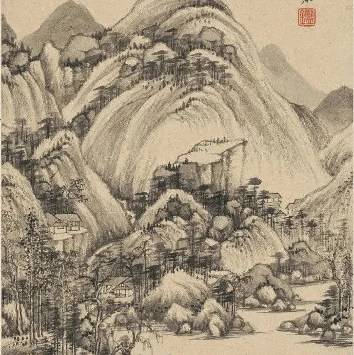 山水清幽，国画艺术！