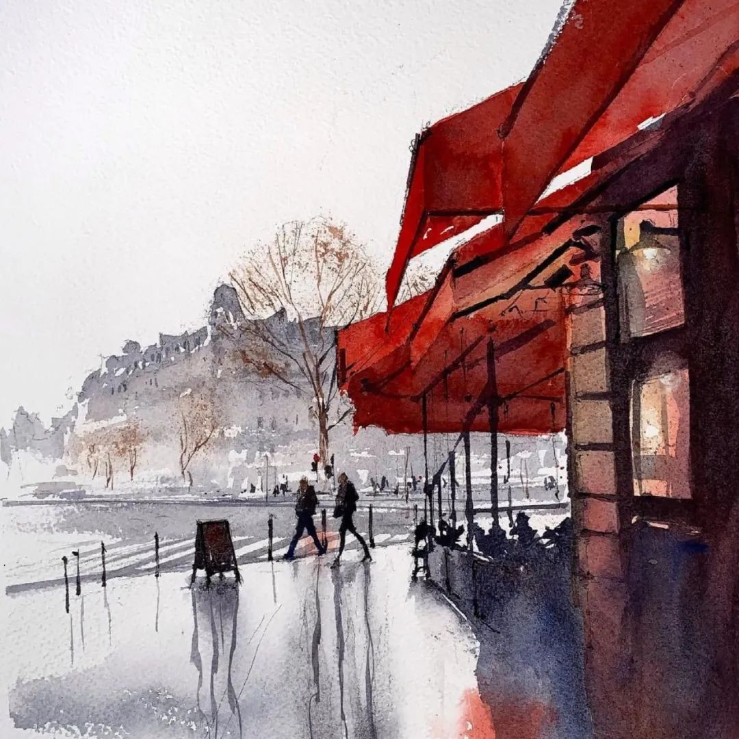 Alex Hillkurtz 水彩风景绘画作品欣赏