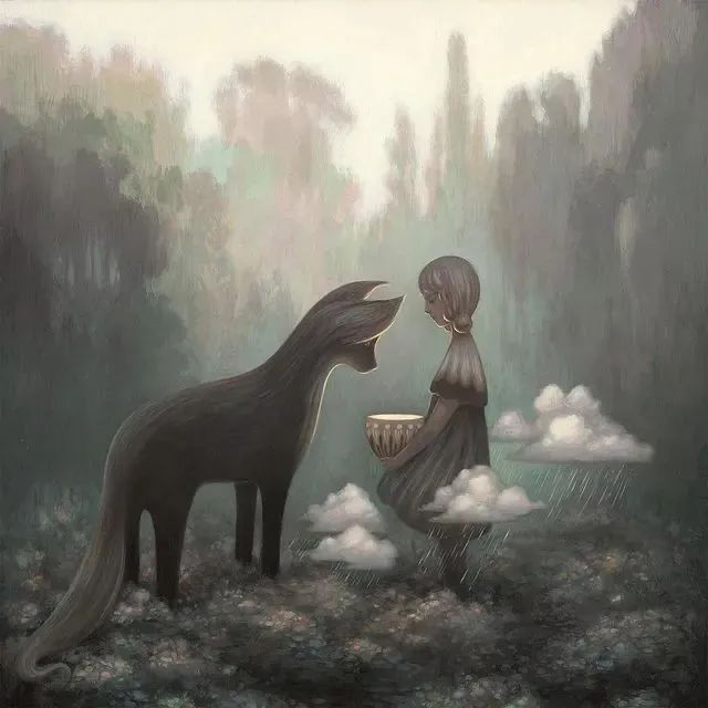自学成才的艺术家，描绘了梦幻空灵的插画，一幅比一幅更迷人