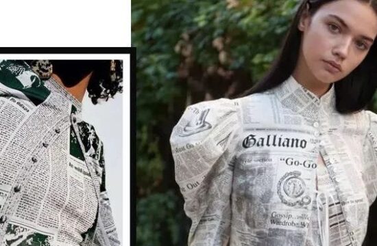 被John Galliano、​CDG争相追捧的“报纸”穿上身有多帅？时髦精不看报纸，只想把他们穿身上！