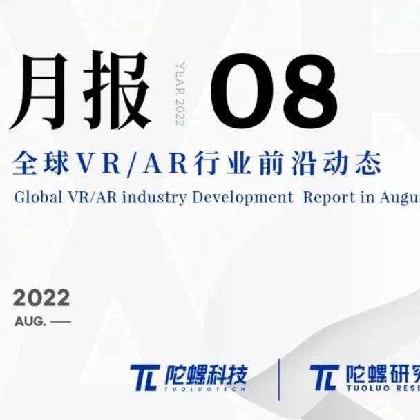 2022年8月VR/AR行业月报 | VR陀螺