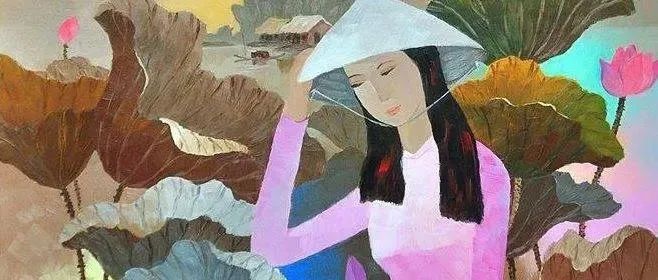 越南画家阮贵潭的清新民族风