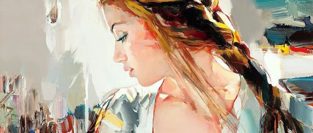 他的厚涂画作，能让人闻到阳光的味道，太舒服了​