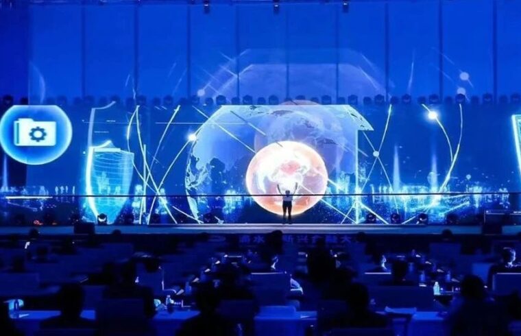 金融湾开场秀 艺术化演绎金融 科技 人文新世界