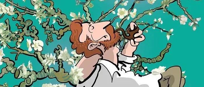 插画家用俏皮的画风，讲述梵高的一生，暖心的评论催人泪下