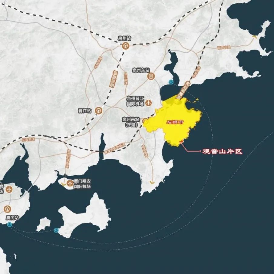 同济、中规、天大、绿维文旅、东南5家联合体入围丨石狮市观音山片区总体策划和规划建筑方案设计征集