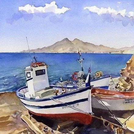 Margaret Merry水彩风景绘画作品欣赏