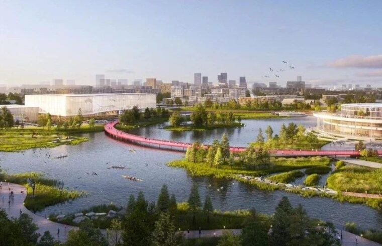 城邻近享 森水田居 —— 东台康养片区城市设计