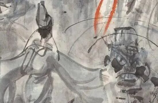 傅抱石长子的水墨人物，努力摆脱父亲的桎梏