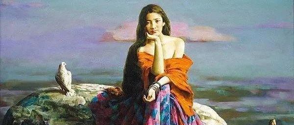 天津美院教授王立宪人物油画，曾被沙特王子百万美元求购