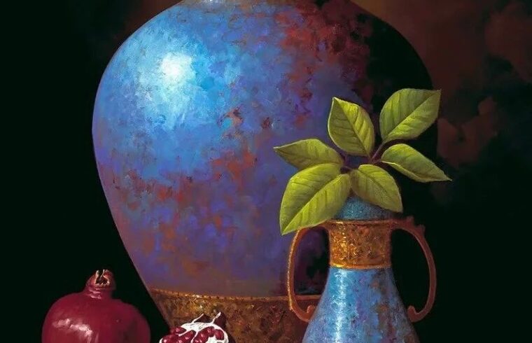 古典现实主义静物油画，里诺·冈萨雷斯作品