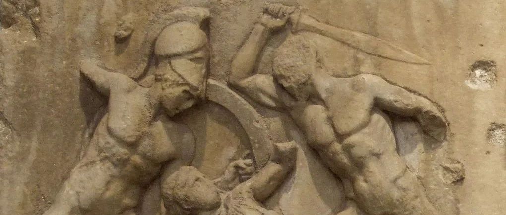 《摩索拉斯王陵墓浮雕》斯科帕斯•希腊化时期（希腊）- 雕塑作品欣赏（二百八十一）