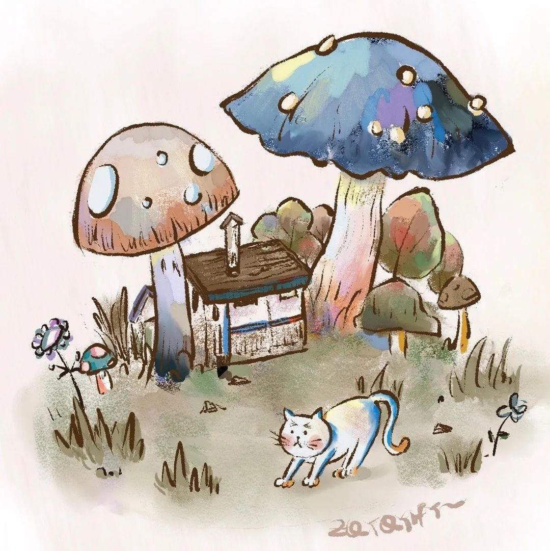 桜偌棂子_小可爱绘画作品欣赏