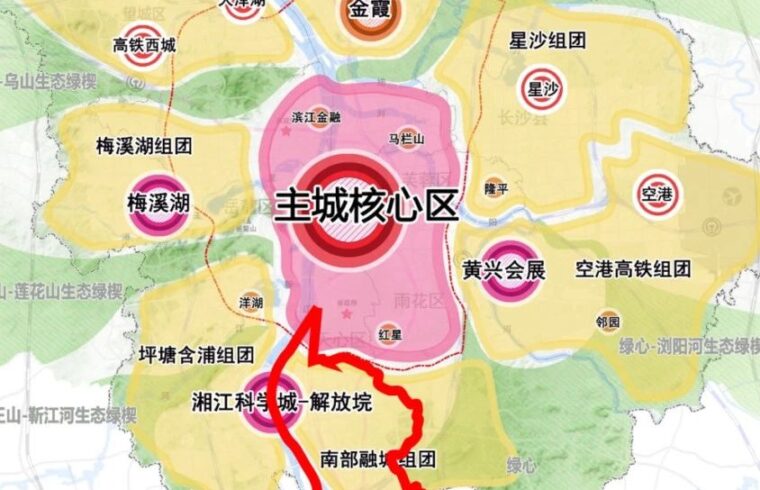 广州市规院、ISA、华工、中规院4家联合体入围丨长沙南中心发展战略研究暨空间发展总体规划和总体城市设计方案国际征集