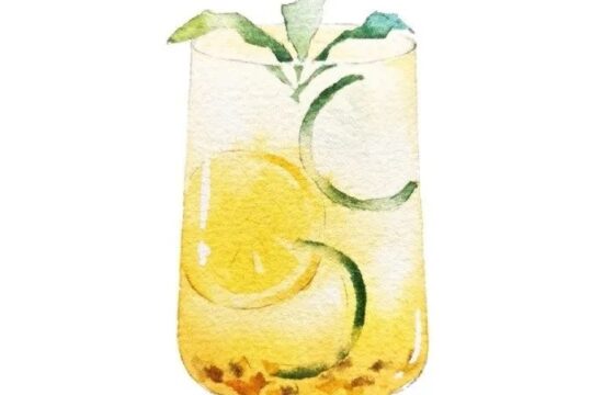 一组水彩夏日美食作者：摇滚画家-慢慢