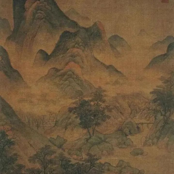 赏析丨千山凝碧暮云深——读马琬《暮云诗意图》