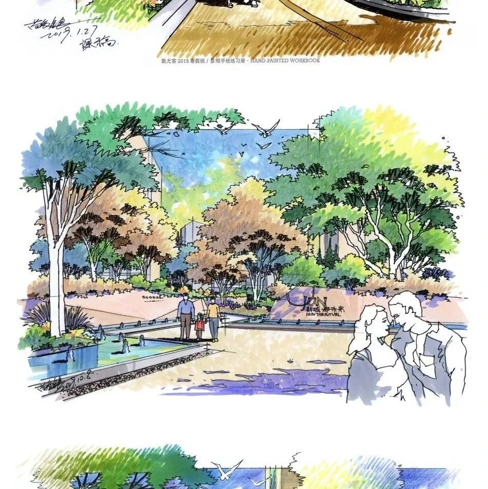景观手绘还能这样学？看完彻底顿悟！