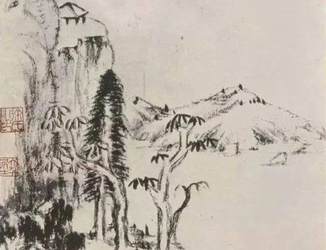 八大山人笔下枯山水