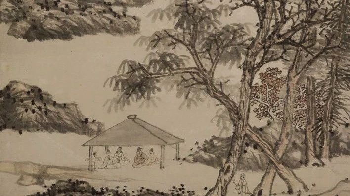 《魏园雅集图》沈周（明） - 中国名画鉴赏语音讲解（二百一十）