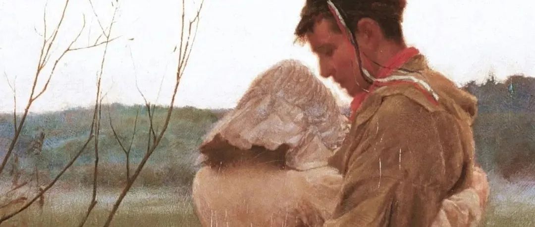 威廉-亨利-戈尔，宁静的乡村风景油画。