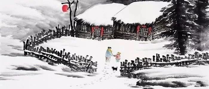 这是大雪节气，最温暖的36幅雪景画！