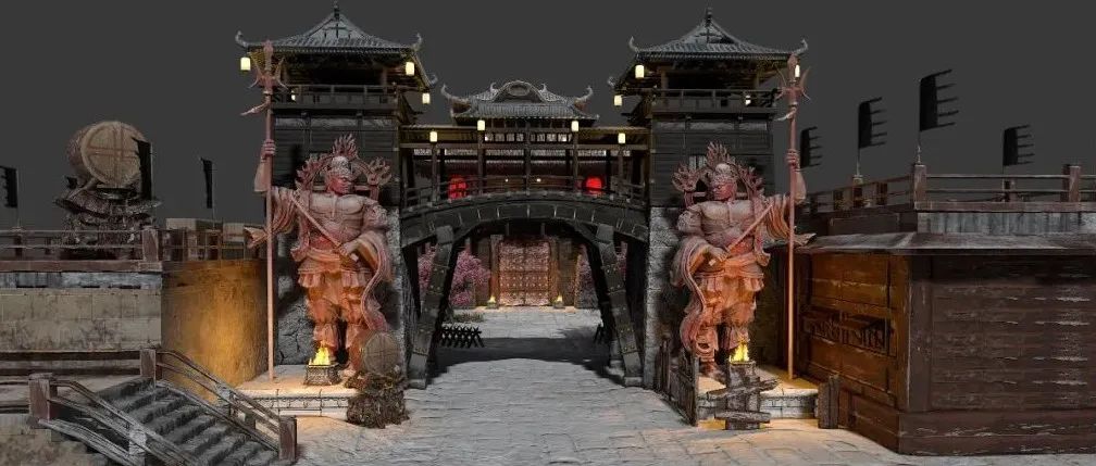 于蓝榜 | 次世代场景《荣耀战魂》城门临摹思路分享