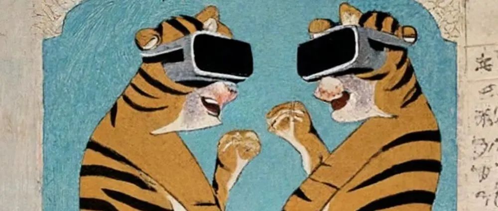 “虎戴VR”挑起AI大战！谷歌推出新系统Imagen，人工智能都卷起来了！-D.ROCK
