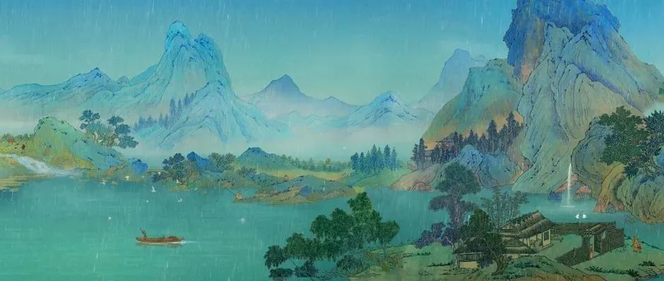 力作∣千年丹青，盛世再现！数字演绎国画《青绿山水长卷》，盛世修典—“中国历代绘画大系”阶段性成果展