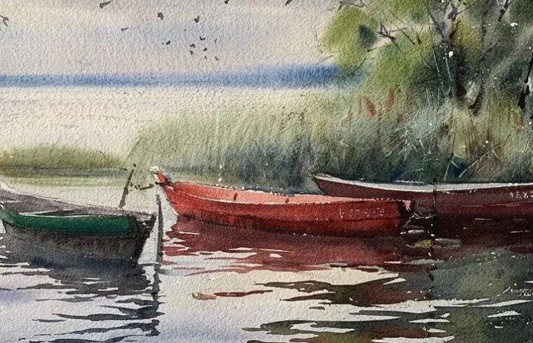 水彩艺术家Galina Gomzina绘画作品欣赏