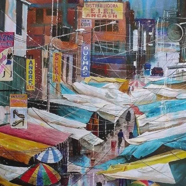 风景水彩画，美到让人迷恋！