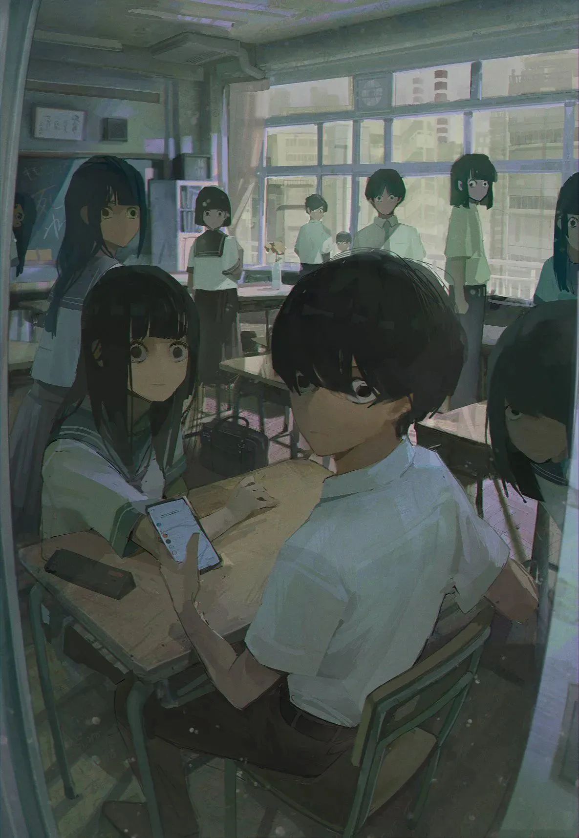 插画师トマ斗 绘画作品