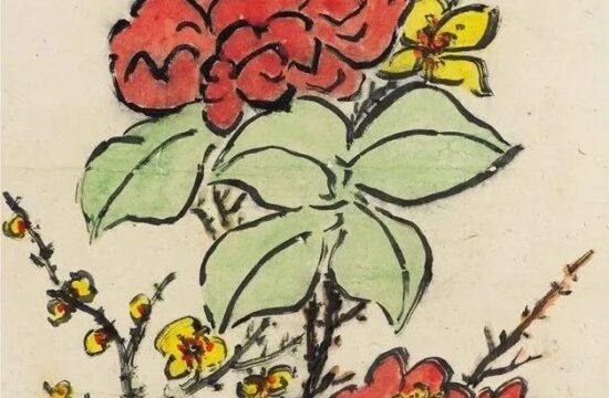 腊梅俏，国画腊梅大赏