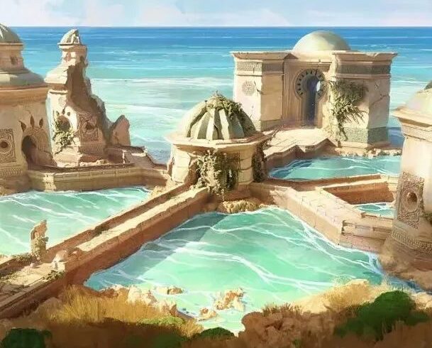 富有异域风情的场景插画，概念设计师Ali Eser作品分享-7.GAME