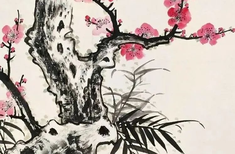 谢稚柳 花鸟画梅花