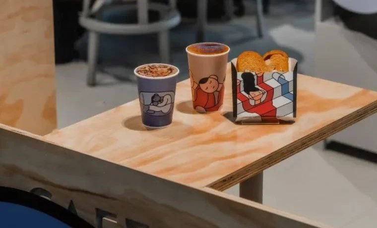 CAFE!N携手日本插画家unpis推出联名产品！一次满足疗愈过节体验～