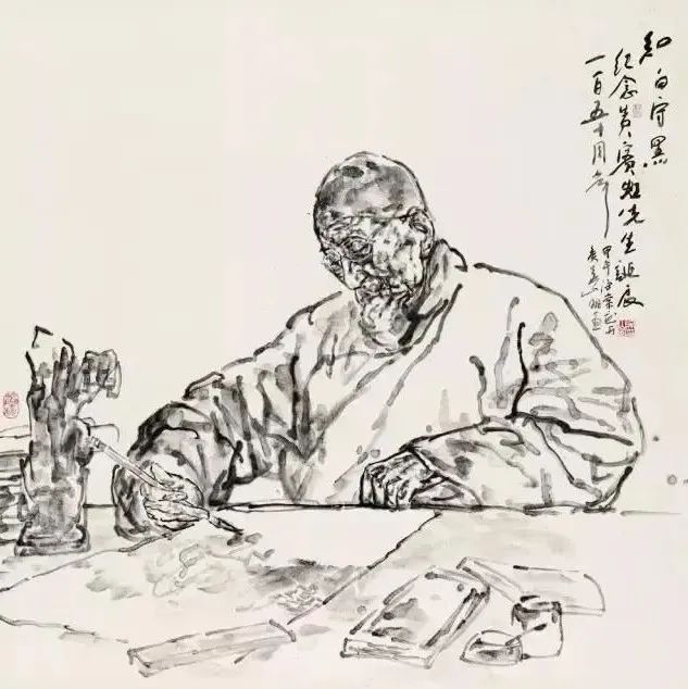 吴山明：画好意笔人物，得练好意笔线描