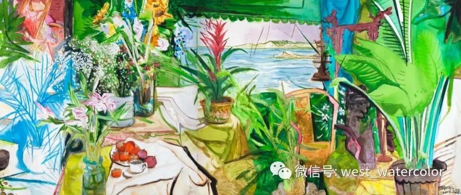 中国西部水彩月展32｜（十二月）雪寒中见百花开