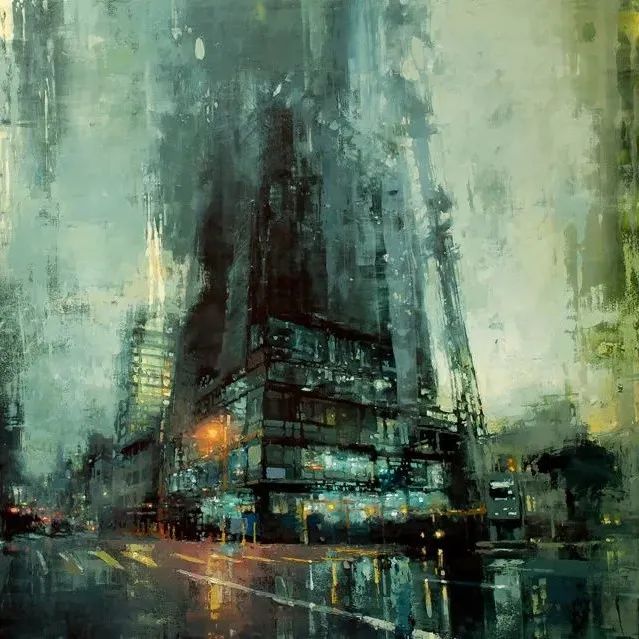 炫技的油画家，把画好的作品擦掉一大块，效果却出奇的好