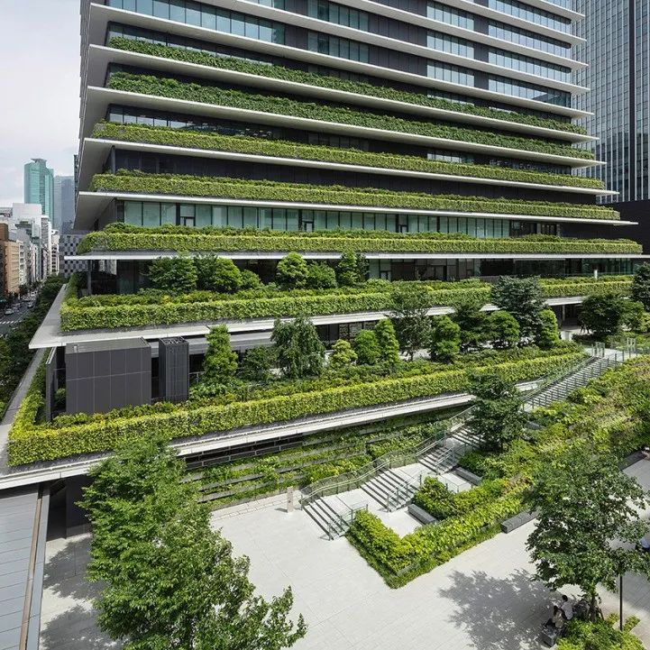 东京最新综合体，层叠式垂直花园，为城市注入独具魅力的自然气息！