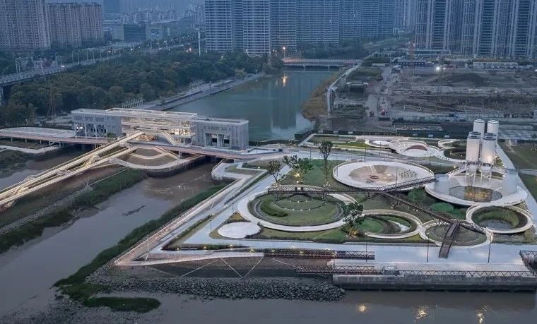 椒江南岸滨江公共空间改造 | 超级海塘