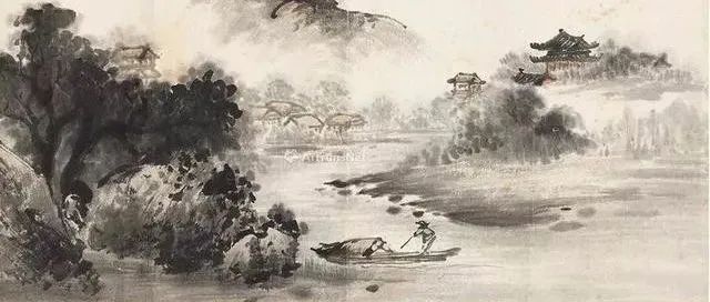 泼墨道人吴石仙的山水画